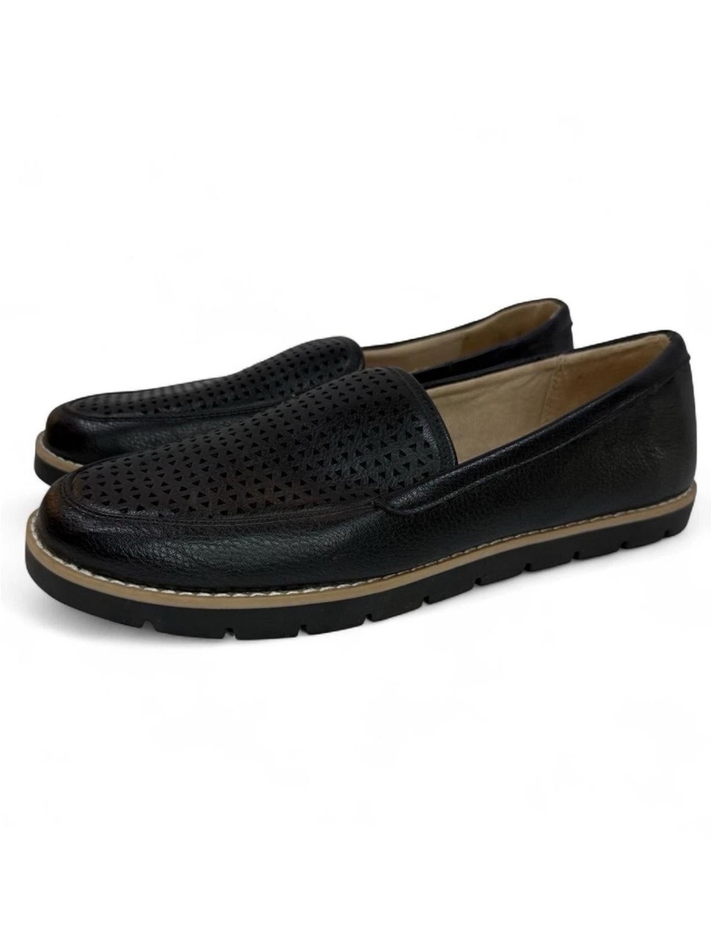 Life Stride Simply Comfort Urban Black Slip On Flats Loafers Shoes Size 7